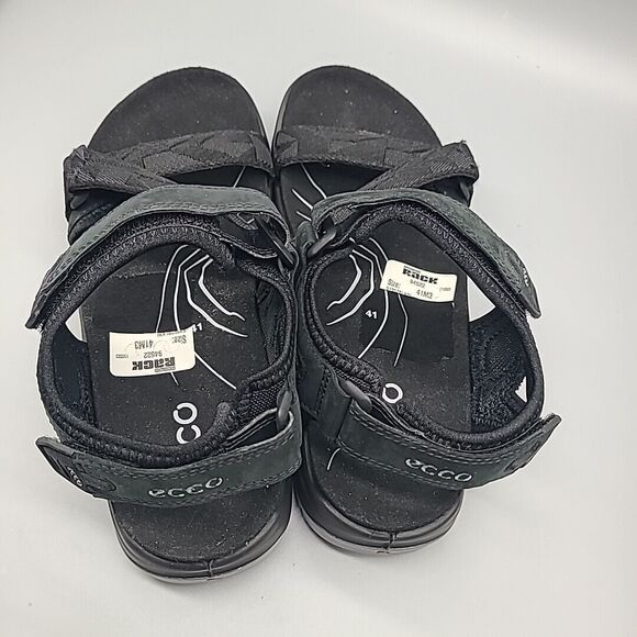 Ecco Men Sandals Sz 7-7.5/ 41 Offroad Yucatan Coast Black Textile Comfort New main image 8